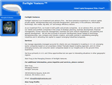 Tablet Screenshot of farsightventures.com
